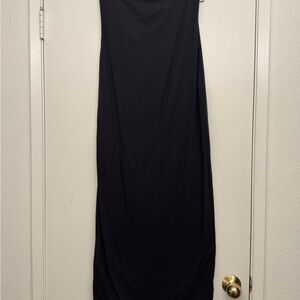 SKIMS Black Maxi Dress